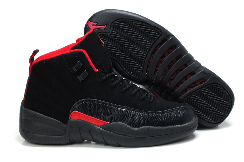 Air Jordan 12 Mens Shoes A Black/Red Online